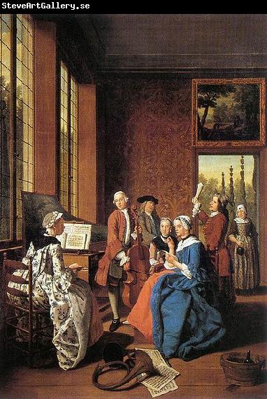 Jan Josef Horemans the Elder Concert in an Interior